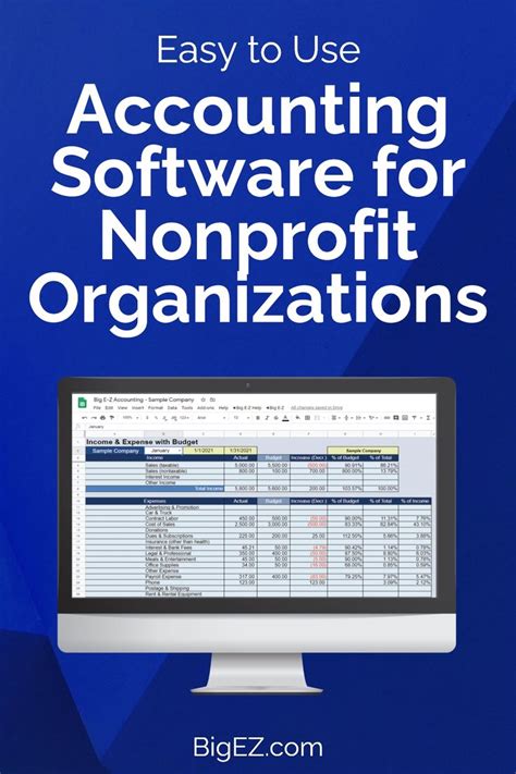accounting software nonprofit organizations.